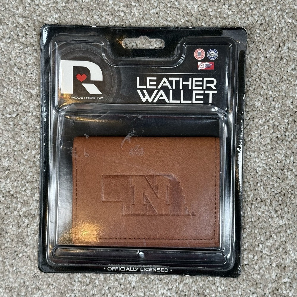 Rico Industries Embossed Leather Wallet NCAA Nebraska Cornhuskers
